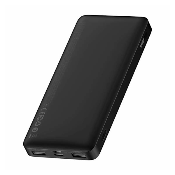 Baseus Bipow Digital Display Powerbank 10000mAh 15W - Svart Svart