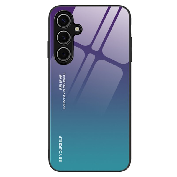 Mobilskal för Samsung Galaxy S26 Plus Gradient Tempererat Glas + TPU - Lila