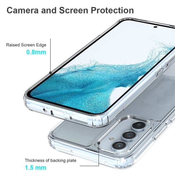 Galaxy A54 5G mobilcover Akryl TPU Anti-gulning - Gennemsigtig