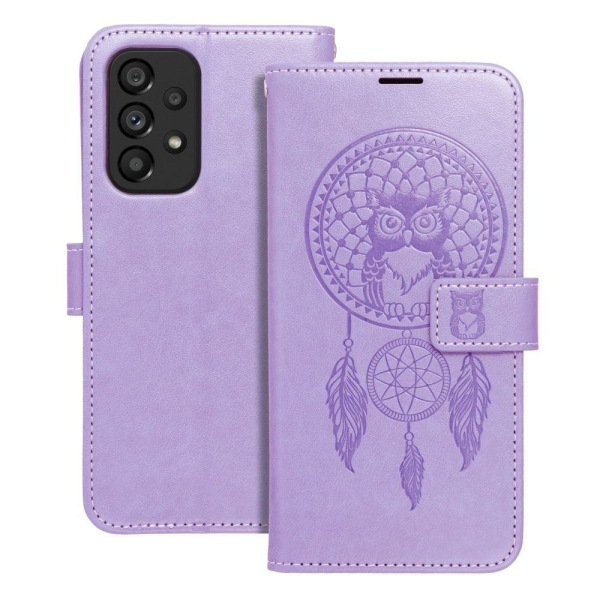 Galaxy A22 5G Wallet Case Forcell Mezzo - Lilla