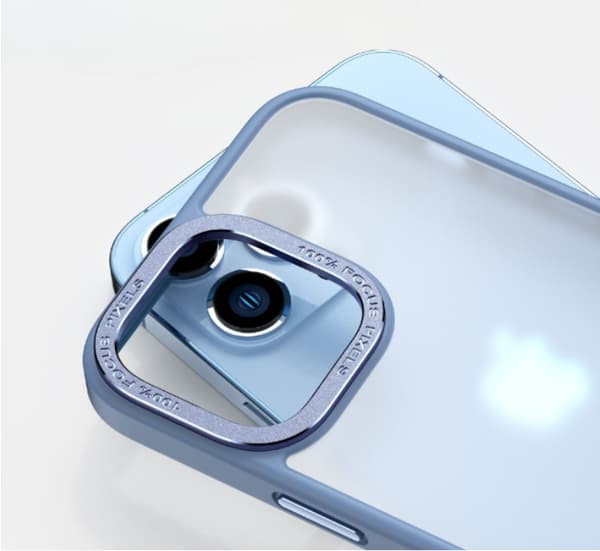 iPhone 14 Plus Cover Kameraramme i Aluminiumlegering - Lilla Lila