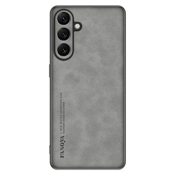 Mobilskal för Samsung Galaxy S26 Plus Konstläder TPU - Grå