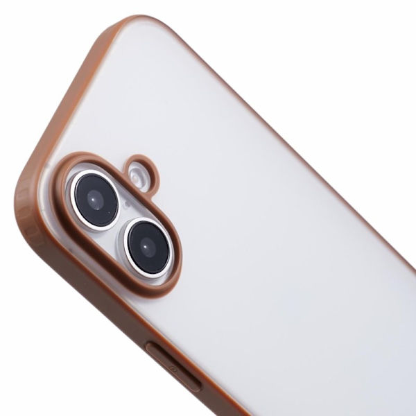 X-LEVEL Mobilskal till iPhone 16 PC+TPU Matt Skydd - Guld