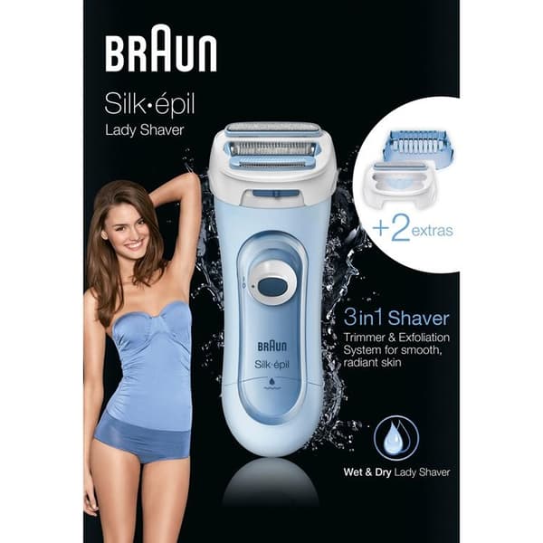 BRAUN Ladyshave LS5160WD - Blå Blue