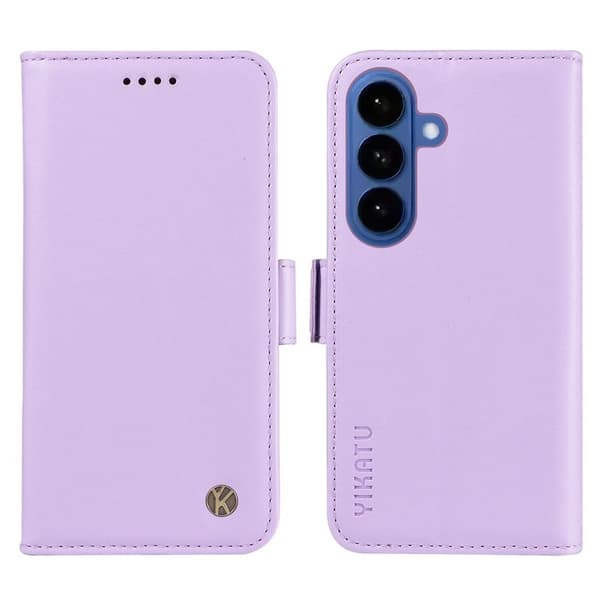 YIKATU Samsung Galaxy S26 / S26 Pro Plånboksfodral Konstläder Ställ - Lila