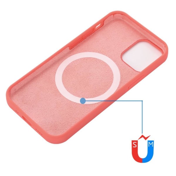 MagSafe Liquid Silicone Case iPhone 13 Pro - Hot Pink