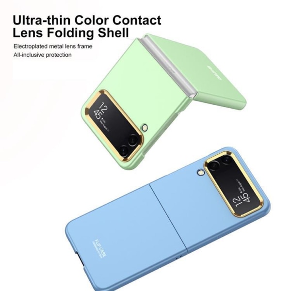 GKK Galaxy Z Flip 4 Case Ultra Thin - vaaleanpunainen