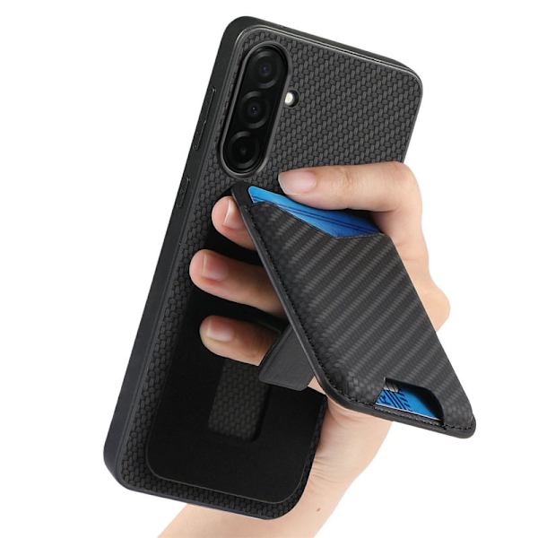 CASENEO Mobilskal för Samsung Galaxy S26 Plus Fällbart Kickstand - Svart