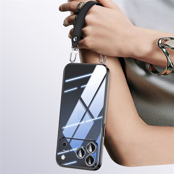 SULADA Mobilskal till iPhone 17 Pro Max Ultra Clear Electroplating - Svart Svart