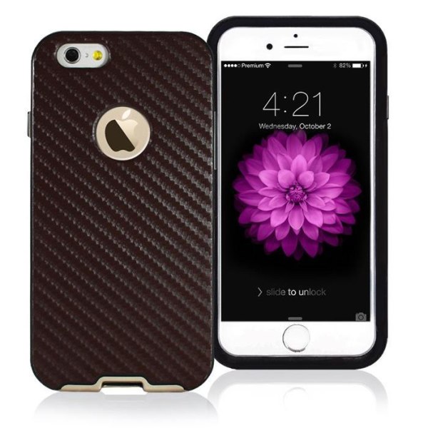 Mercury Bumper Skin Cover til Apple iPhone 6 / 6S - Brun Brown