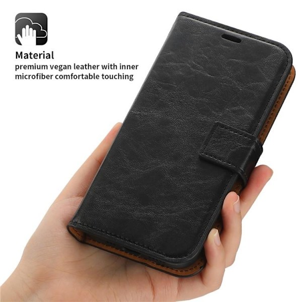 iPhone 15 Pro Max Plånboksfodral 2-in-1 Detachable - Svart Svart