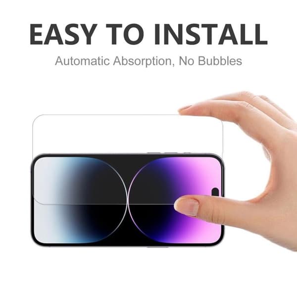 [2-PACK] iPhone 15 Pro Max Hærdet Glas Skærmbeskyttelse - Klar Transparent