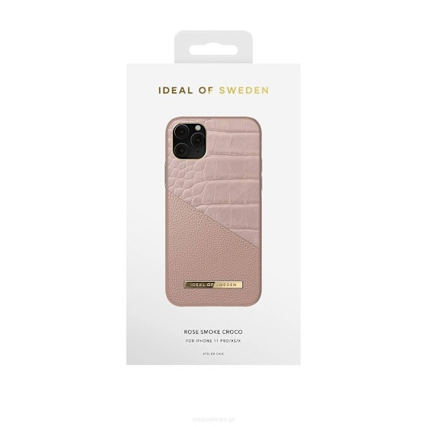 iDeal Fashion Skal iPhone X/XS/11 Pro - Rose Smoke Croco