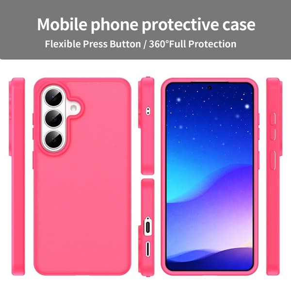 Samsung Galaxy S26 Skal Touch Matte TPU - Rosa