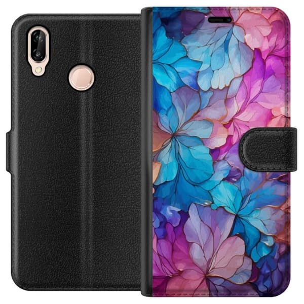 Plånboksfodral till Huawei P20 lite med Magiskt