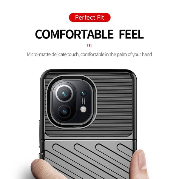 Thunder Twill Mobilskal Til Xiaomi Mi 11 - Svart Black