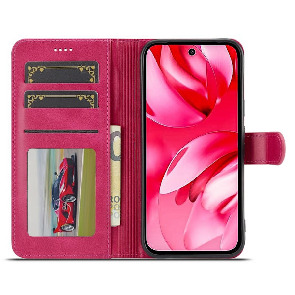 LC.IMEEKE Google Pixel 9a Plånboksfodral Konstläder - Rosa