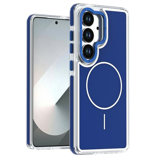 Mobilskal för Samsung Galaxy S26 Plus Magnetiskt Shockproof TPU - Blå