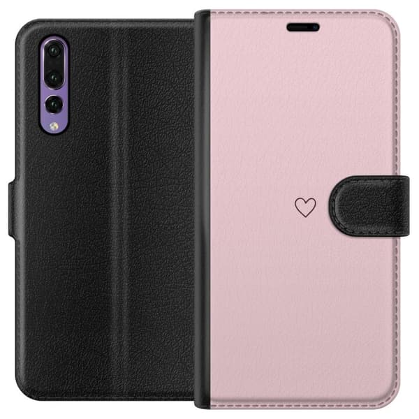 Pungcover til Huawei P20 Pro med Lille Hjerte