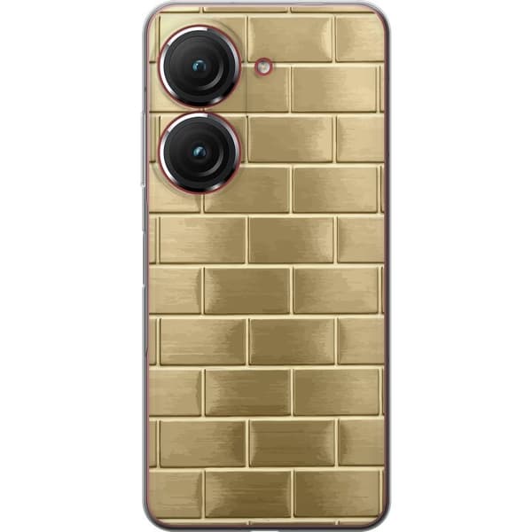 Mobilskal till Asus Zenfone 9 med Gyllene Murstenar