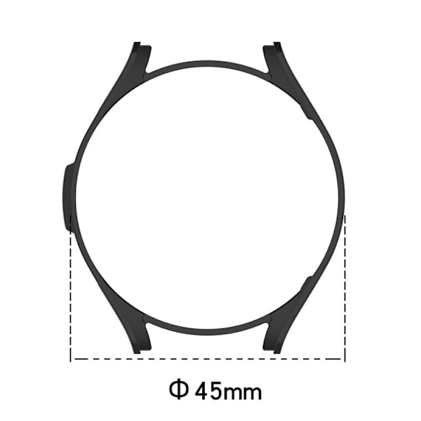 Galaxy Watch 6 Classic (43mm) Skal Hollowed-out - Clear