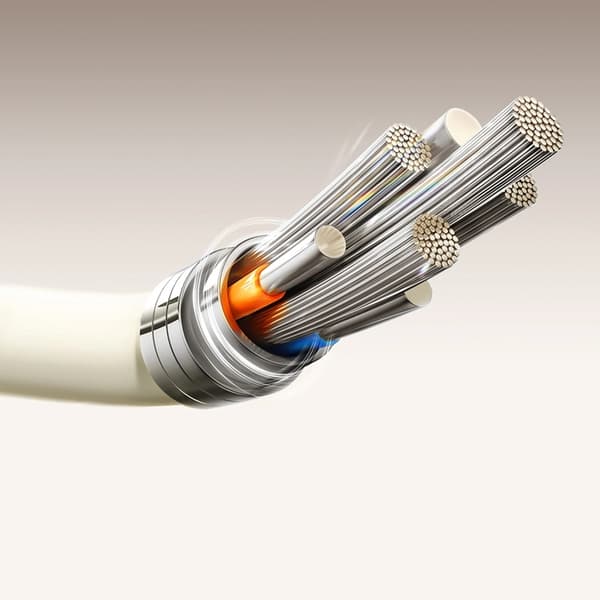 Joyroom USB-C Till USB-C Kabel 60W 2m - Beige Beige