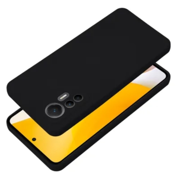 Xiaomi Redmi Note 12 4G matkapuhelimen suojakuori, pehmeä - musta