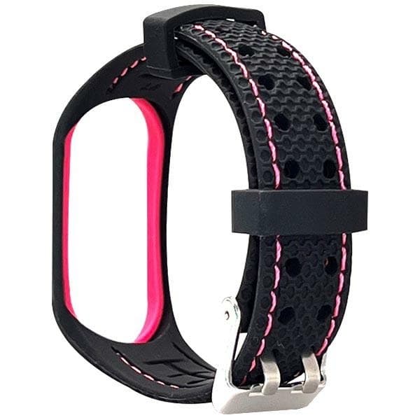 Beline Mi Band 7 Armbånd Sport - Sort/Lyserød