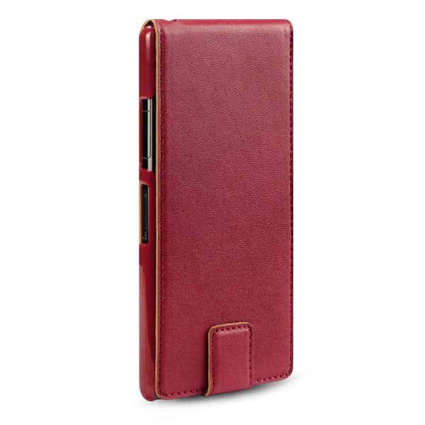 Flip Mobile Case – kotelo Sony Xperia Z1:lle (punainen) Red