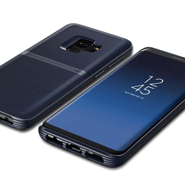 Verus Single Fit -kuori Samsung Galaxy S9:lle - Sininen Blue