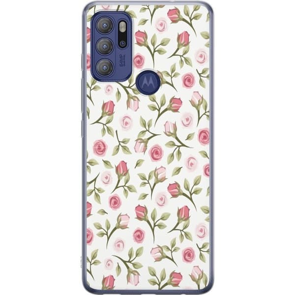 Telefontaske til Motorola Moto G60S med blomster