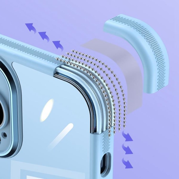 iPhone 14 Pro Max -kotelo liukumaton TPU - violetti