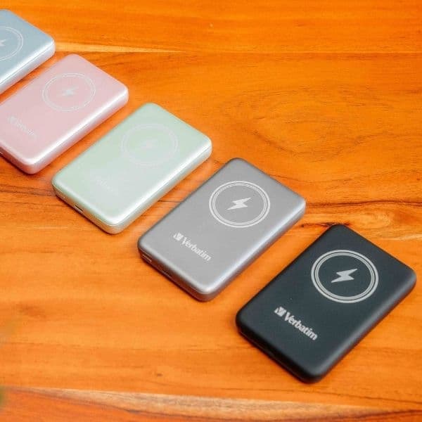 Verbatim Magnetisk Trådlös Powerbank 5000mAh 15W - Blå Blå