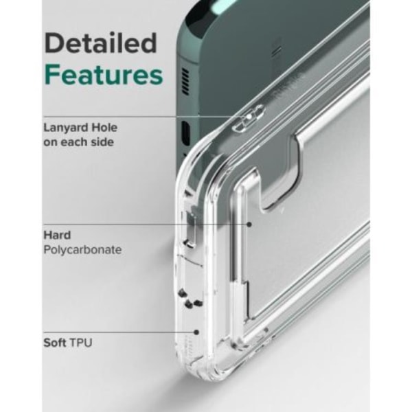 Ringke Fusion Korthållare Skal Galaxy S22 Plus - Transparent