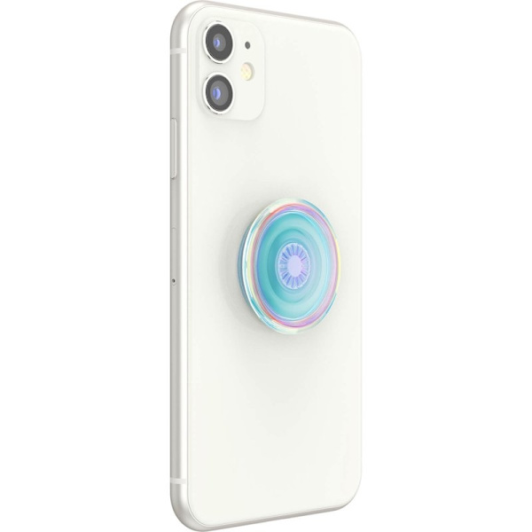 POPSOCKETS Mobilhållare PopGrip Original Clear Iridescent