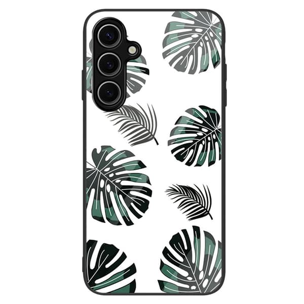 Mobilskal för Samsung Galaxy S26 Plus Härdat glas + PC + TPU - Blad