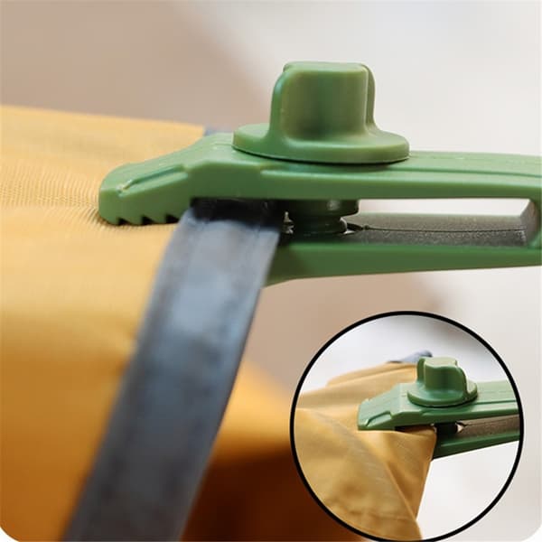 [5-pack] Utomhustält Presenning Vindtät Fast Spänne klämma - Grön