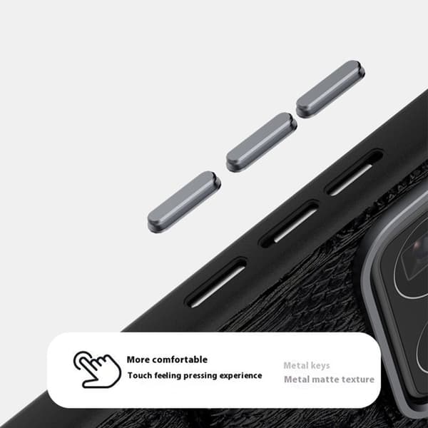 ABEEL Mobilskal till Xiaomi 15 Pro MagSafe Äkta Läder Blå