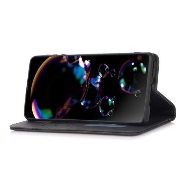 Plånboksfodral för Samsung Galaxy S26 Magnetiskt stängning Konstläder - Svart