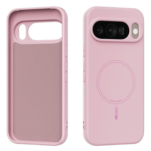 ABEEL Mobilskal till Google Pixel 10 Pro MagSafe Liquid Silicone - Rosa
