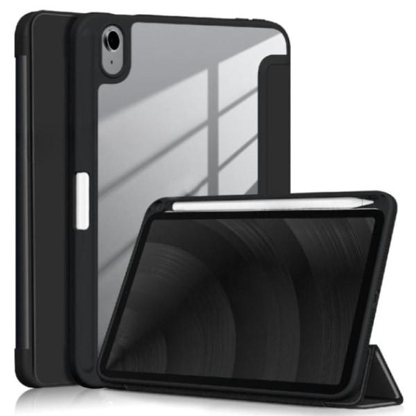 iPad mini 6 (2021) Fodral Tri-Fold PU Läder - Svart Svart
