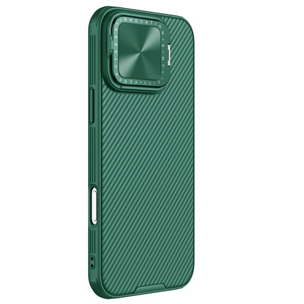 NILLKIN Camshield Prop Series Mobilskal till iPhone 16 Pro Max Grön