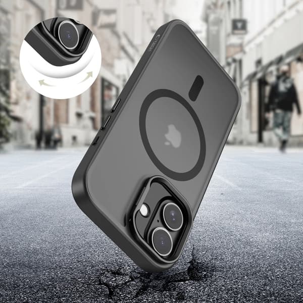 Tech-Protect Mobilskal till iPhone 17 Magsafe Kickstand - Matte Svart Svart