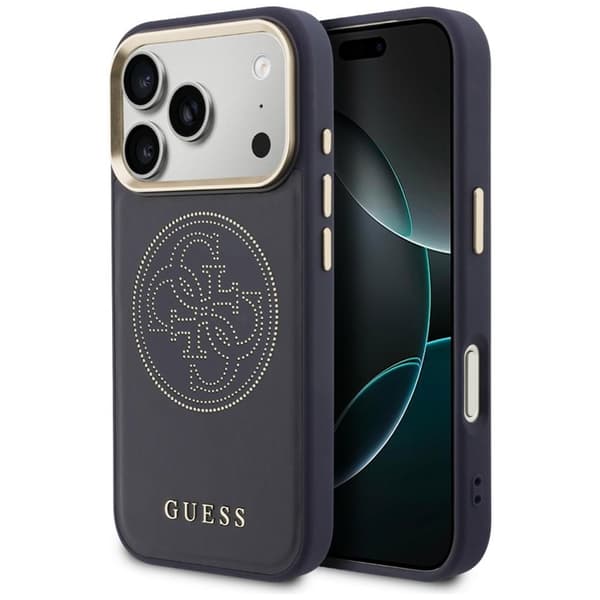 Guess Mobilskal För iPhone 17 Pro Max MagSafe  Perforated 4G - Blå Blå