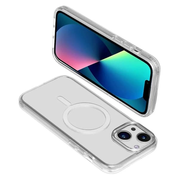 Mobilskal till iPhone 13 MagSafe PC + TPU Clear - Transparent Transparent