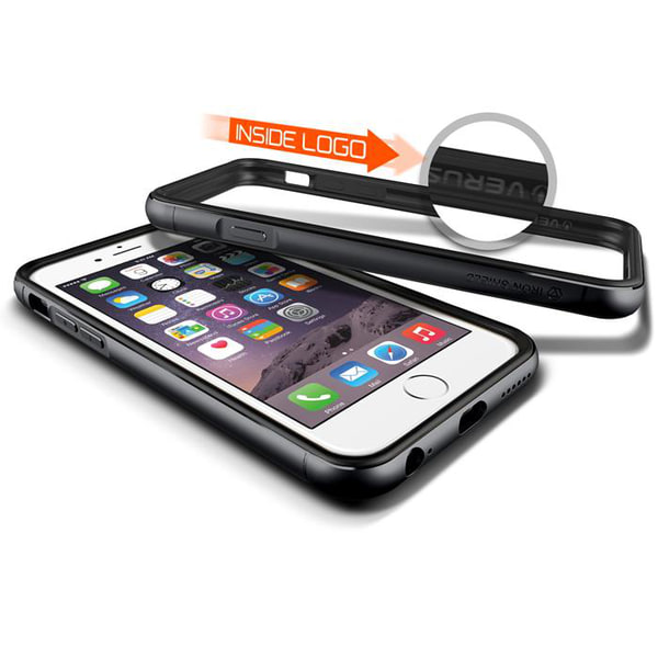 Verus Iron Bumper Skal till Apple iPhone 6(S) Plus (Titanium - S