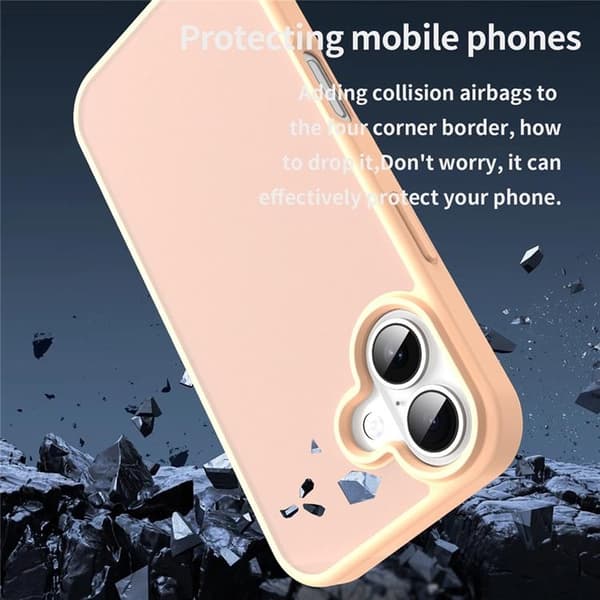 Mobilskal till iPhone 17 Skin Touch Matte - Rosa Rosa