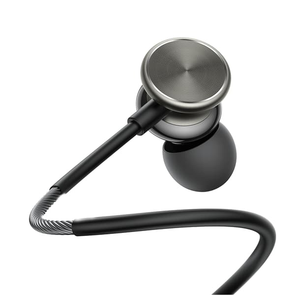 Joyroom Wired Series JR-EW03 Hörlurar med Tråd - Mörkgrå Grå