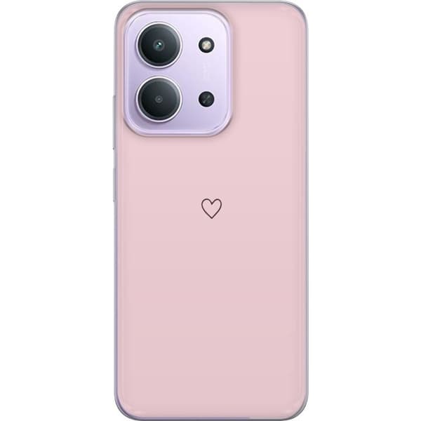 Telefontaske til Xiaomi Redmi 15C med lille hjerte