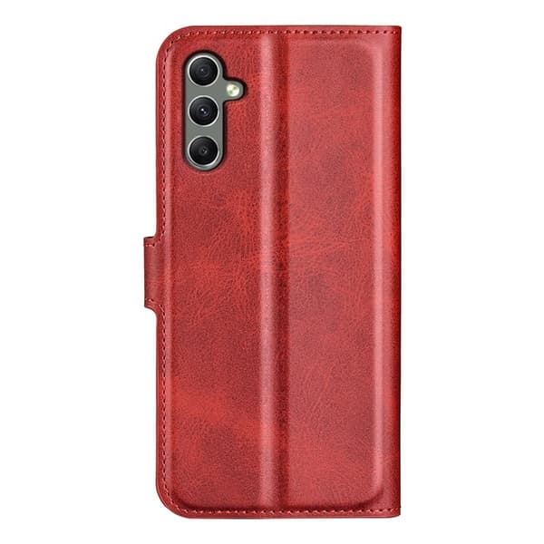 Galaxy A24 4G lompakkokotelo Folio Flip Calf - Punainen Röd